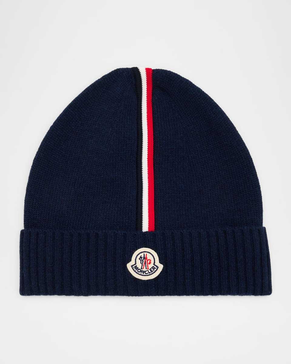 Boy's Logo Patch Knit Beanie